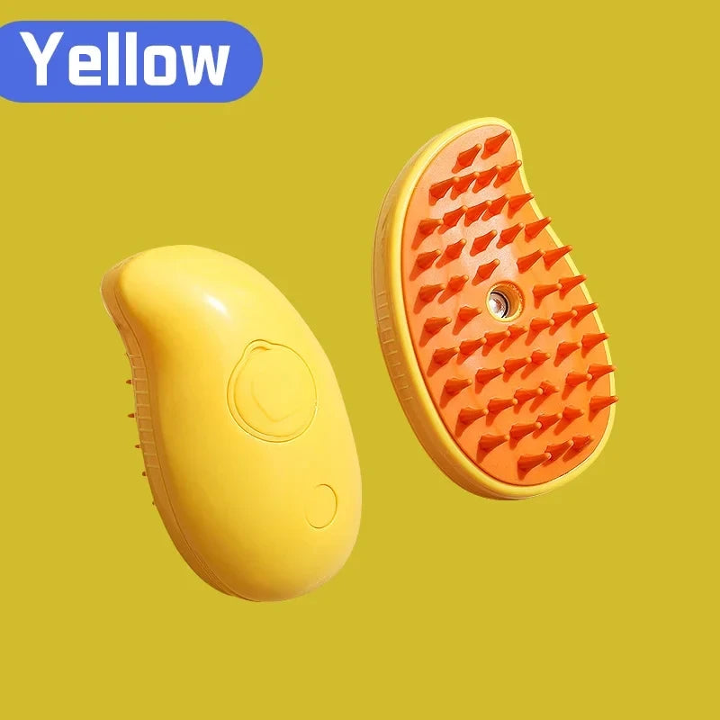 Plufo 3-in-1 Steam Mist & Massage Brush for Cats & Dogs