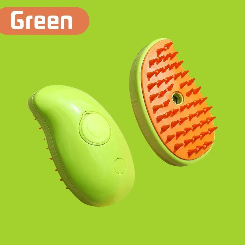 Plufo 3-in-1 Steam Mist & Massage Brush for Cats & Dogs